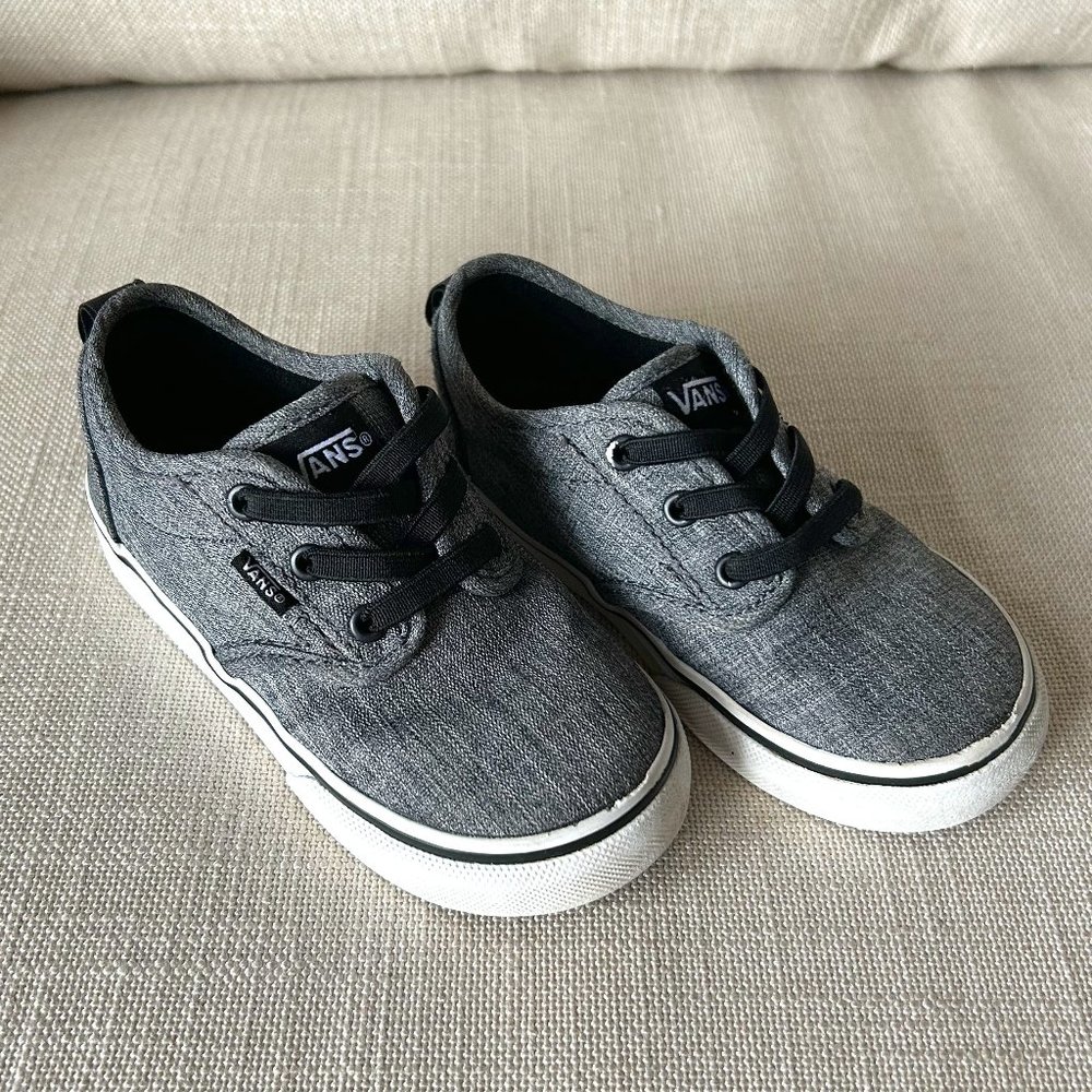 Vans Atwood Gray Sneaker Sz US 8 Toddler